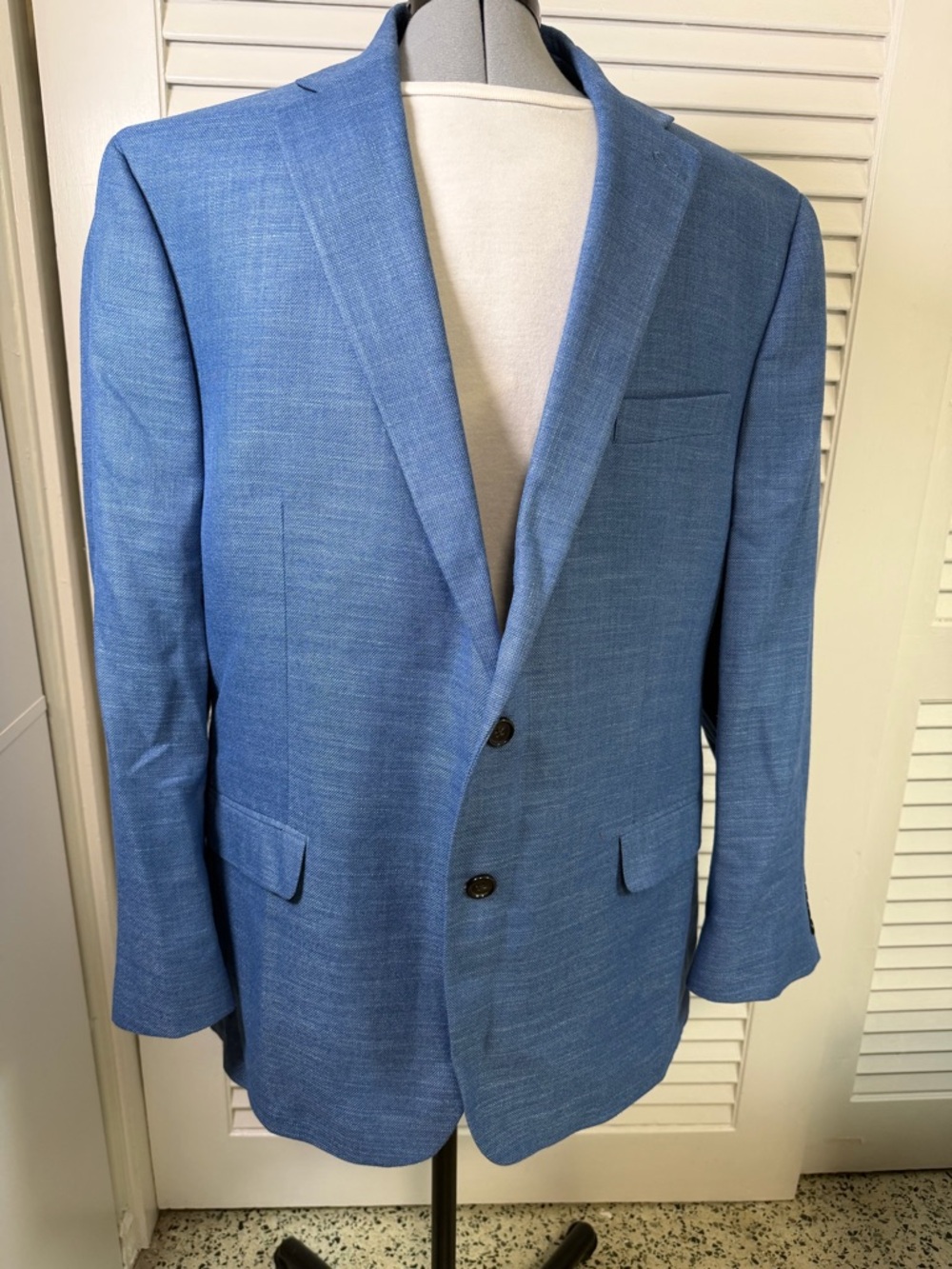Ralph Lauren Light Blue Two-Button Blazer